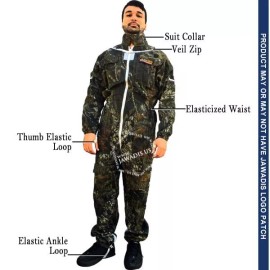 Jawadis USA Large Adult Camouflage Full Bee Suit - Beekeeping, Pest Control & Hunting Gear