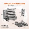 DALTACK Mesh Desk Organizer, 5-Tier Paper Letter Tray with File