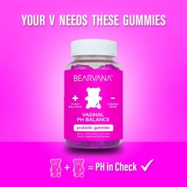 PH Balance Gummies for Women – Pineapple Flavored Probiotics Supplement – 30 Count – Supports Intimate Health & Wellness