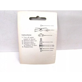CHICAGO SPECIALTY BEVELED FAUCET WASHERS, BEVELED 1/4M(0), 17/32" O.D., 7001C