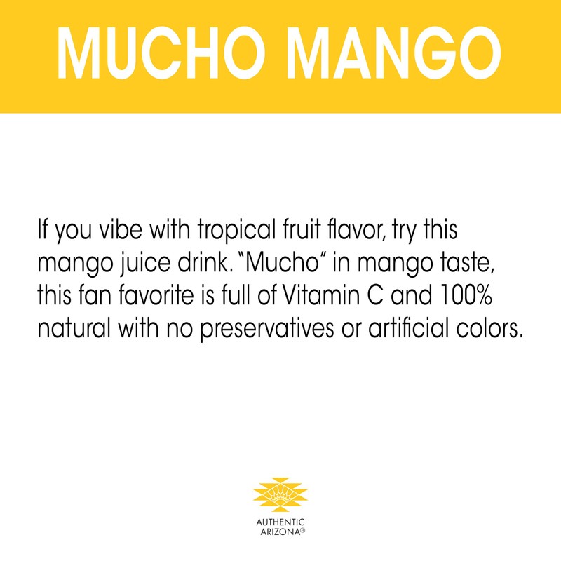 AriZona Mucho Mango Juice Cocktail - Big Can, 22 Fl