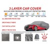 3 Layer All Weather Car Cover Compatible for Toyota MR-2