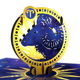 Lovepop Aries Zodiac Birthday Card