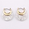 Acrylic Hoop Earrings for Women Bohemia Resin Earrings Geometric Statement