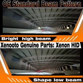 Xenooto for Lincoln MKT Headlights D3S Xenon HID Bulbs 2010 2011 2012 2013 2014 2015 2016 2017 2018 2019, High Low Dual Beam Bi-Xenon Lights, 6000K Bright White 35W OEM D3SC1 Replacement, 2 Pack