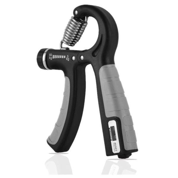 Hand Grip Strength Trainer, Forearm Exerciser,Adjustable Resistance 22-132Lbs (10-60kg),Non-Slip Gripper,