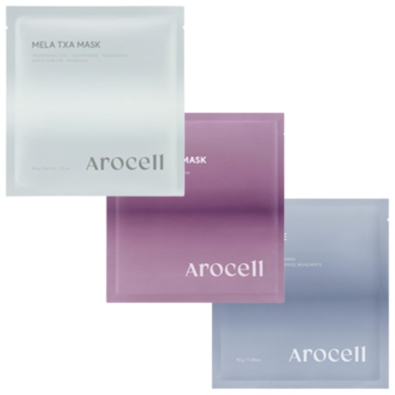 AROCELL TXA Mask + Super Collagen Mask + Botulcare Mask