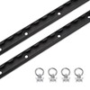 SPARKWHIZ 24 inch Aluminum L Track Rail with 4pcs Single