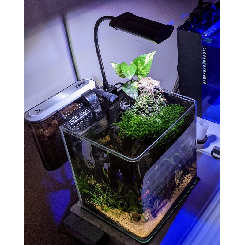 Lominie Planted Aquarium LED Light, Aquarium Grow Light Manual Timer
