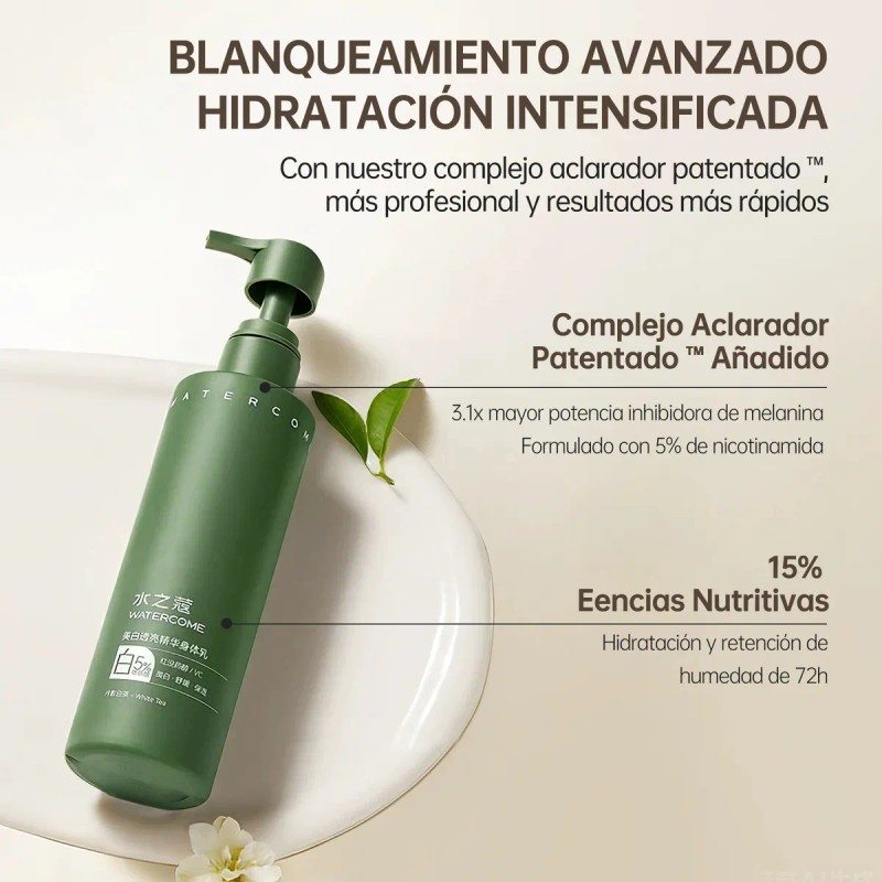 Watercome Loción Corporal Niacinamida Blanqueadora 220g