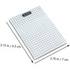 TEHAUX Bloc De Notas Con Cuadrícula 400 Hojas/8 Libros Pegatinas