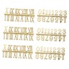LALAFINA 6pcs DIY Digital Clock Numeral Kit Arabic Roman Replacement