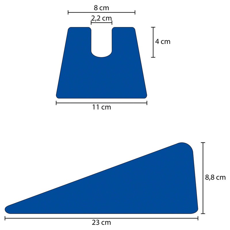 Mobilisation Wedge Large Physiotherapy Back Support Positioning Wedge 23 x