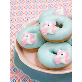 POSH BOXX Spring  Sugar  Decor - Mini Cute Unicorn, Pink Hair -  Kosher, 12 pk