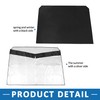 A ABSOPRO Car Windscreen Cover Rear Sun Protection Black
