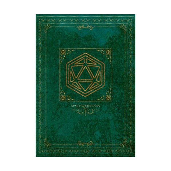 RPG Notebook: Lined and grid pages for Role Playing Games