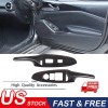 car-attention Carbon Fiber ABS Window Lift Switch Button Panel Cover