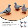 Toyvian 4pcs Pigeon Toy wind up bird toy kids pigeon