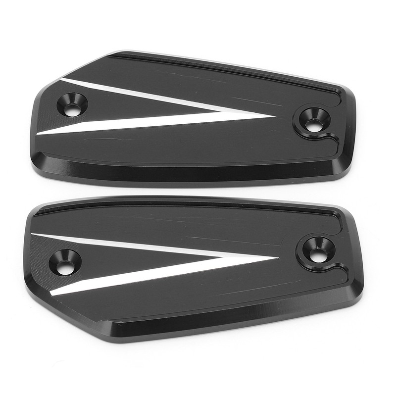 2pcs Front Brake Reservoir Cylinder Cover Cap Replacement for Suzuki