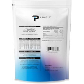 Colágeno Hidrolizado Puro Tipo I y III – 1 kg | Primetech Nutrition, Alta concentración de proteínas bioactivas para tu piel, articulaciones y bienestar integral.