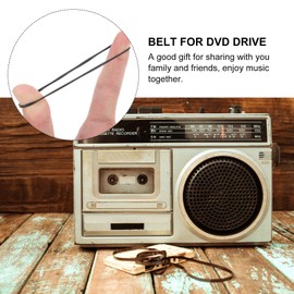 SEWACC 20pcs Recorder Rubber Belt Repair Maintenance Durable Rubber Belt for Recorder Optical Drive Video Deck Smooth Roll and Vibration Absorption
