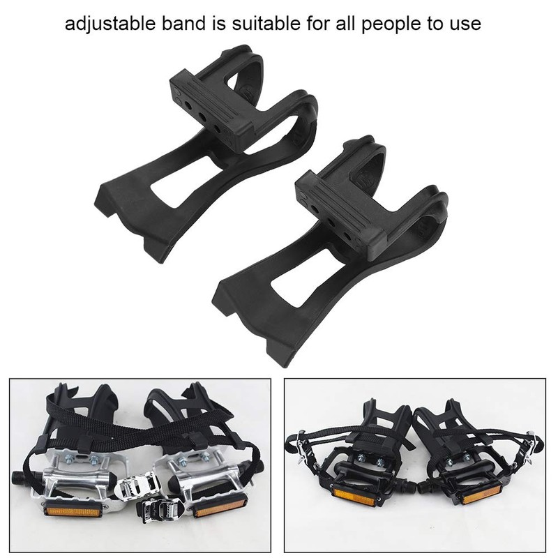 Bicycle Pedal Toe Clip Adjustable Bicycle Pedal Toe Clips and
