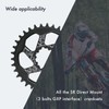 DJC Bike Chainring Direct Mount 6mm Offset Round Chainring for
