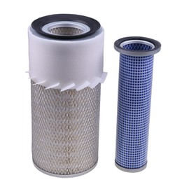 LSSOCH New Inner & Outer Air Filter Set 1043327M91 3438717M1 Compatible with Massey Ferguson Tractor 20C 230 235 245