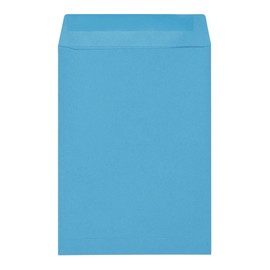 Quotidian Blue Self Seal Flat A6 Italian Recycled Paper Envelopes 4 3/4" x 6 1/2" (12 x 16.5cm) Pack of 50 - Invitations Wedding Confetti Business Party Favors