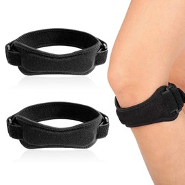 Eophmi Patella Tendon Knee Strap,2PCS Knee Straps for Joint Pain,Patellar Tendon Strap,Knee Brace Straps for Knee Pain,Adjustable Patella Knee Support Brace Straps for Men and Women