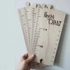 Ling-Luo 1 Set Height Ruler Wooden Ruler,Height Chart, Wooden Growth
