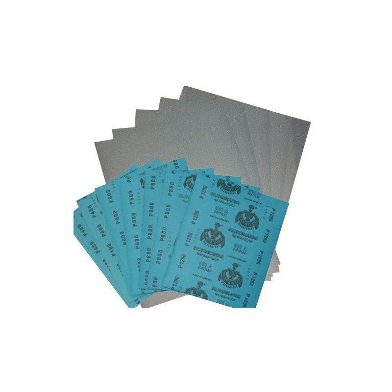 5 Sheets Water Sandpaper Wet Sandpaper Grit 2500