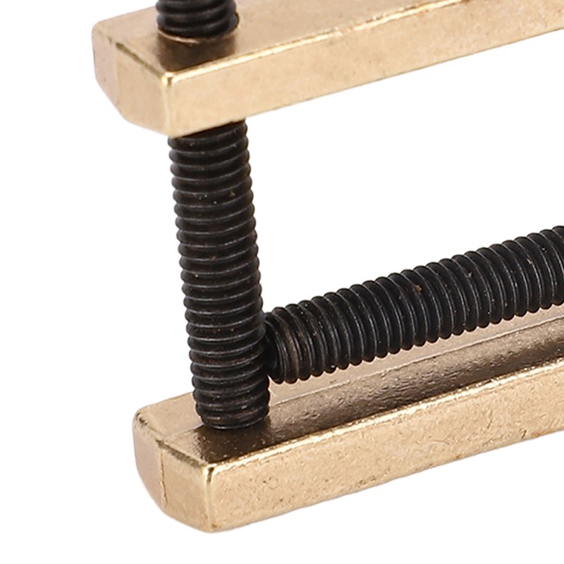 Violin Crack Clamp Double Screw Brass Square Clip Violin Fixing