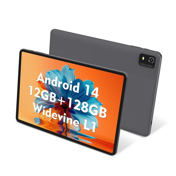 CWOWDEFU Tablet 10 Inch Android 14 Tablets,12GB+128GB,Expand 1TB,Widevine L1 Compatible