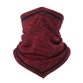 Unbranded UV Protection Face Mask Neck Gaiter Breathable Scarf Windproof Bandana Balaclava - Red