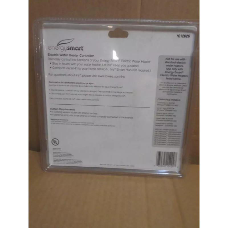 Energy Smart Iris EnergySmart WiFi Smart Electric Water Heater Controller