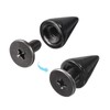 QUARKZMAN 100 Sets Punk Rivets Decorative Cones Tips Rivets 7