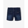 NAME IT Boys' Denim Long Shorts with Pockets, Dark denim