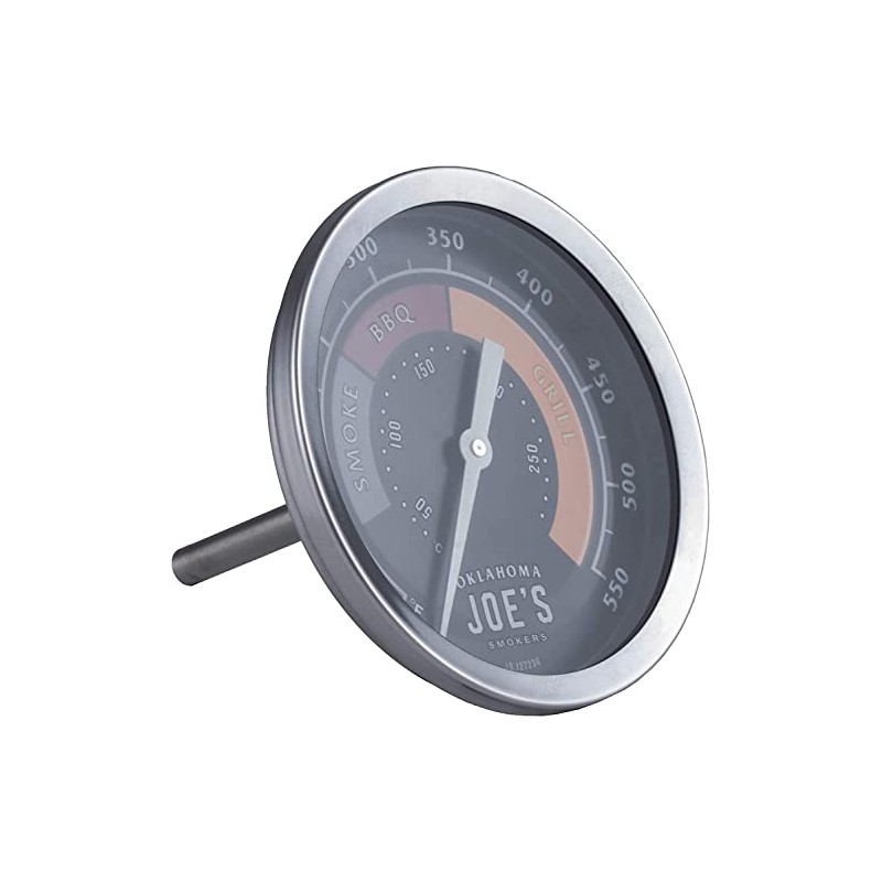 Oklahoma Joe's 3695528R06 Medidor de Temperatura, Plateado