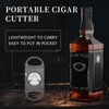 Cigar Cutter with Sharp Blade, Stainless Steel and Cigar Guillotine