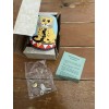 Linden Vintage Googly Moving Eye German Lion Key Wind Pendulette