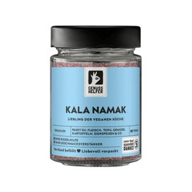 Bremer Gewürzhandel Kala Namak Salt, Ground, Black Salt, Ideal for Vegan Egg, 145 g in Glass