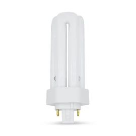 Technical Precision 32W Bulb Triple Tube Compact Fluorescent Light Bulb Replacement for Panasonic FHT32E35 Light Bulb T4 4 Pin CFL Bulb with GX24Q-3 Base - 3500K Neutral White - 2400 Lumens