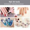 10pcs Nail Art Gel Carving Pen Nail Dotting Tool Silicone