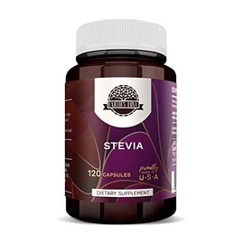 Earth's Love - Stevia 120 Capsules, 500 mg, Stevia (Stevia Rebaudiana) Dried Leaf (120 Capsules)