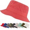 Bucket Hat for Kids and Adults Garment Washed Cotton Lightweight