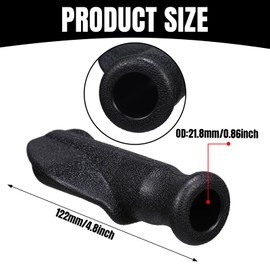 Datanly 2 Pair Universal Rollator Hand Grip Replacement Parts for Rollator and Wheelchair Left and Right Hand Grips for Drive Rollator