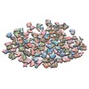 100 Piece Wooden Animal Jigsaw Puzzle Round Shaped Educational Hand