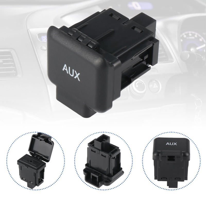 X AUTOHAUX Auxiliary Input Jack Assembly for Honda Ridgeline 2006-2014