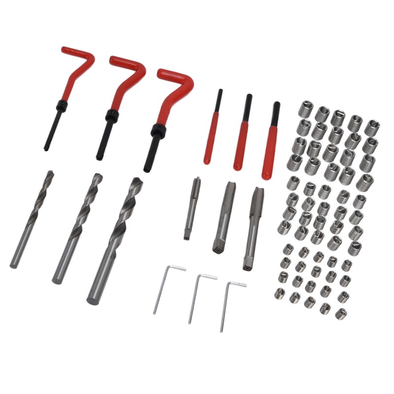 75Pcs Thread Repair Kit Restore Tool Spanner Wrench Twist Drill